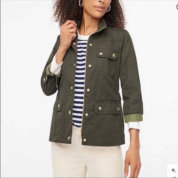 J Crew Relaxed Fit Boyfriend Field Jacket - Picture 1 of 11
